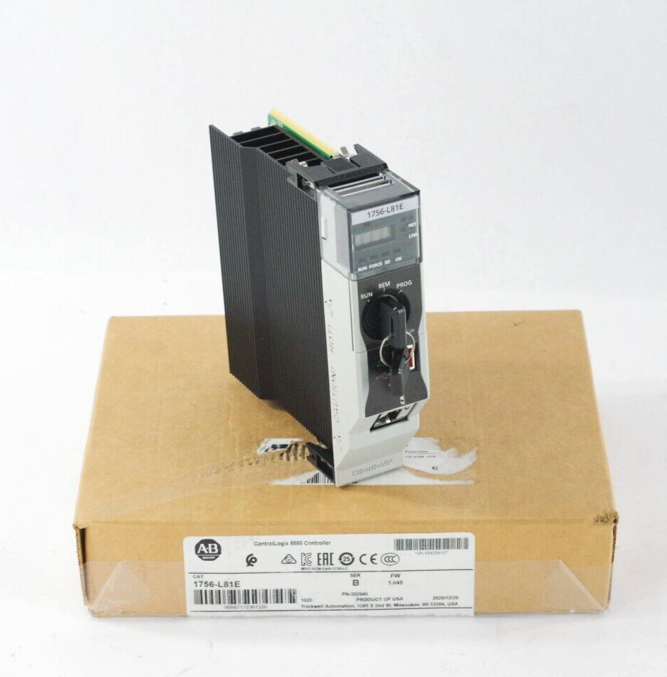 Allen-Bradley 1756-L81E ControlLogix 5580 processor; shown unit is Series B